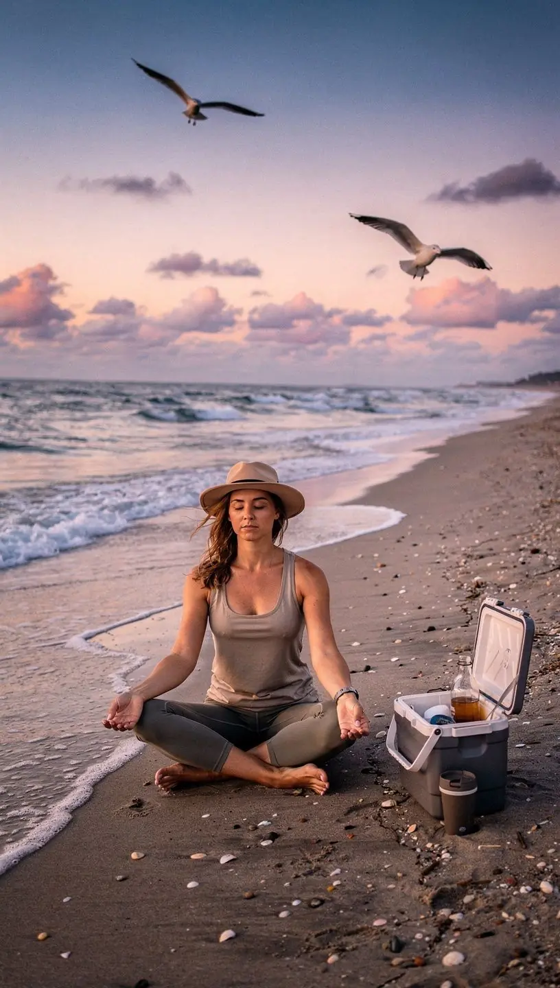 Biljni čaj s cvjetovima lavande u mirnoj, prirodnoj atmosferi.