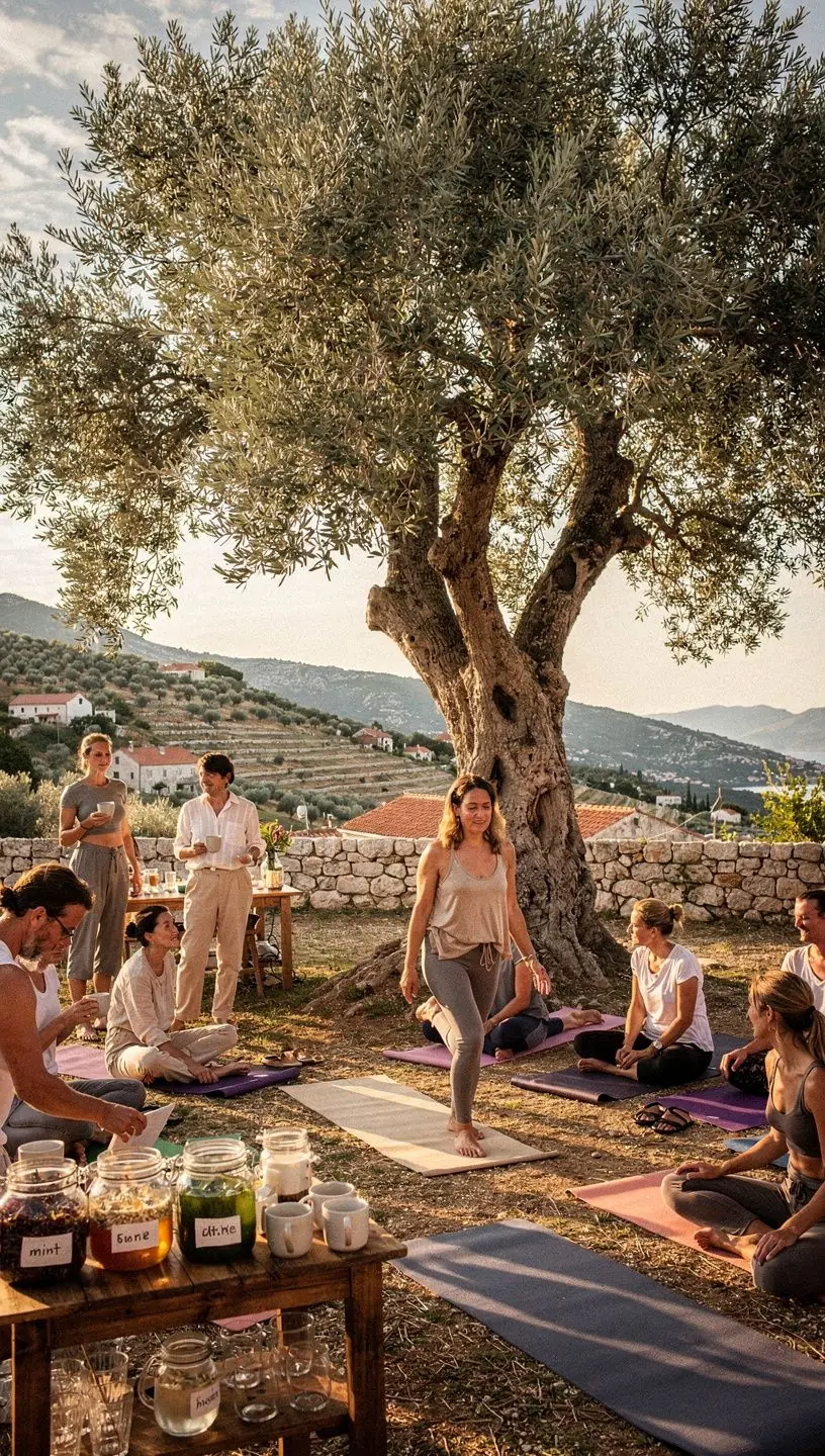 Opustite se uz šalice čaja okružene mirisnim svijećama i biljkama
